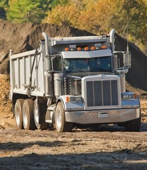 Dump truck and gravel business - small