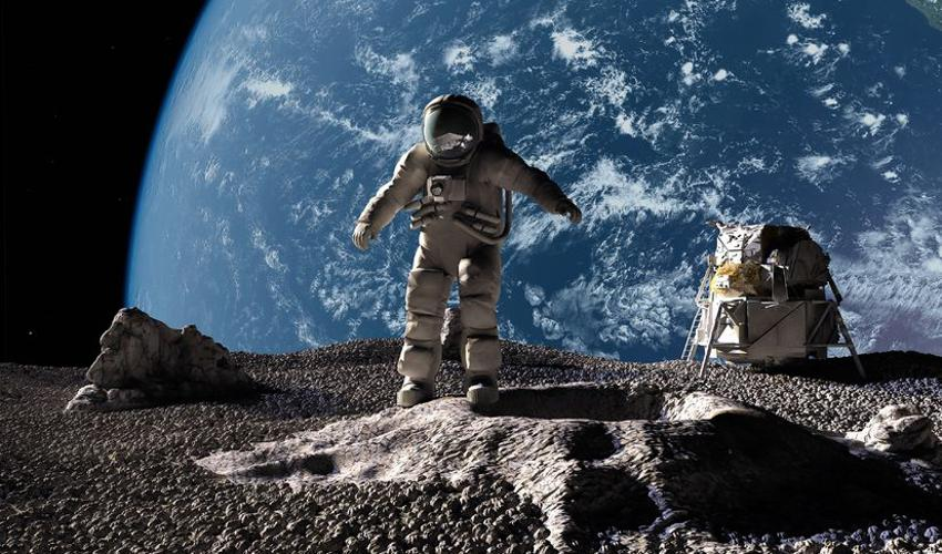 Person on Moon - Bold Steps