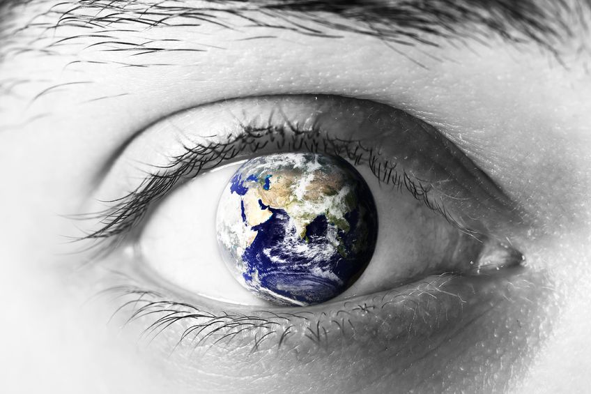 Planet Earth In Eye